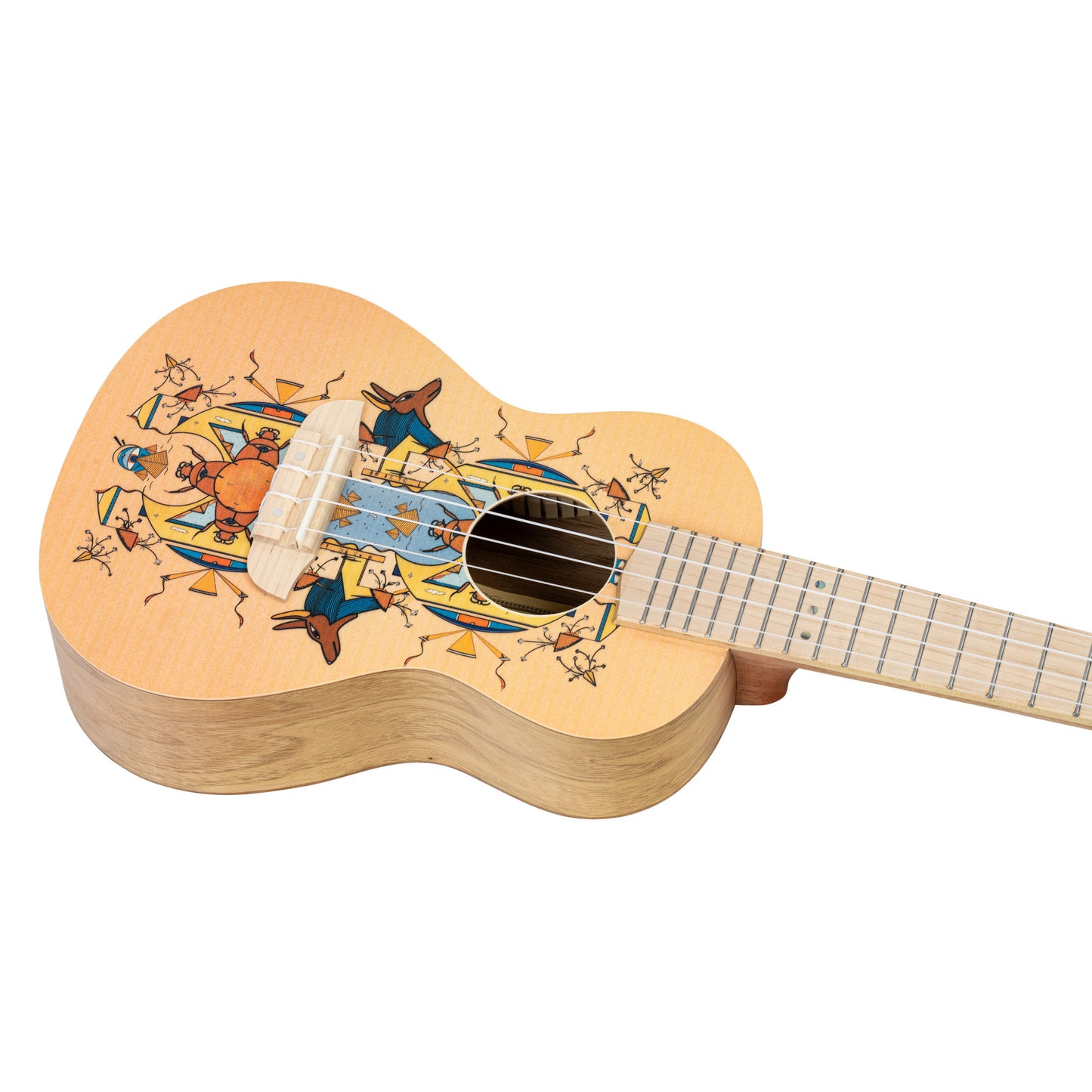 ORTEGA Art Serie Konzert Ukulele 4 String - Spruce / Catalpa Egypt