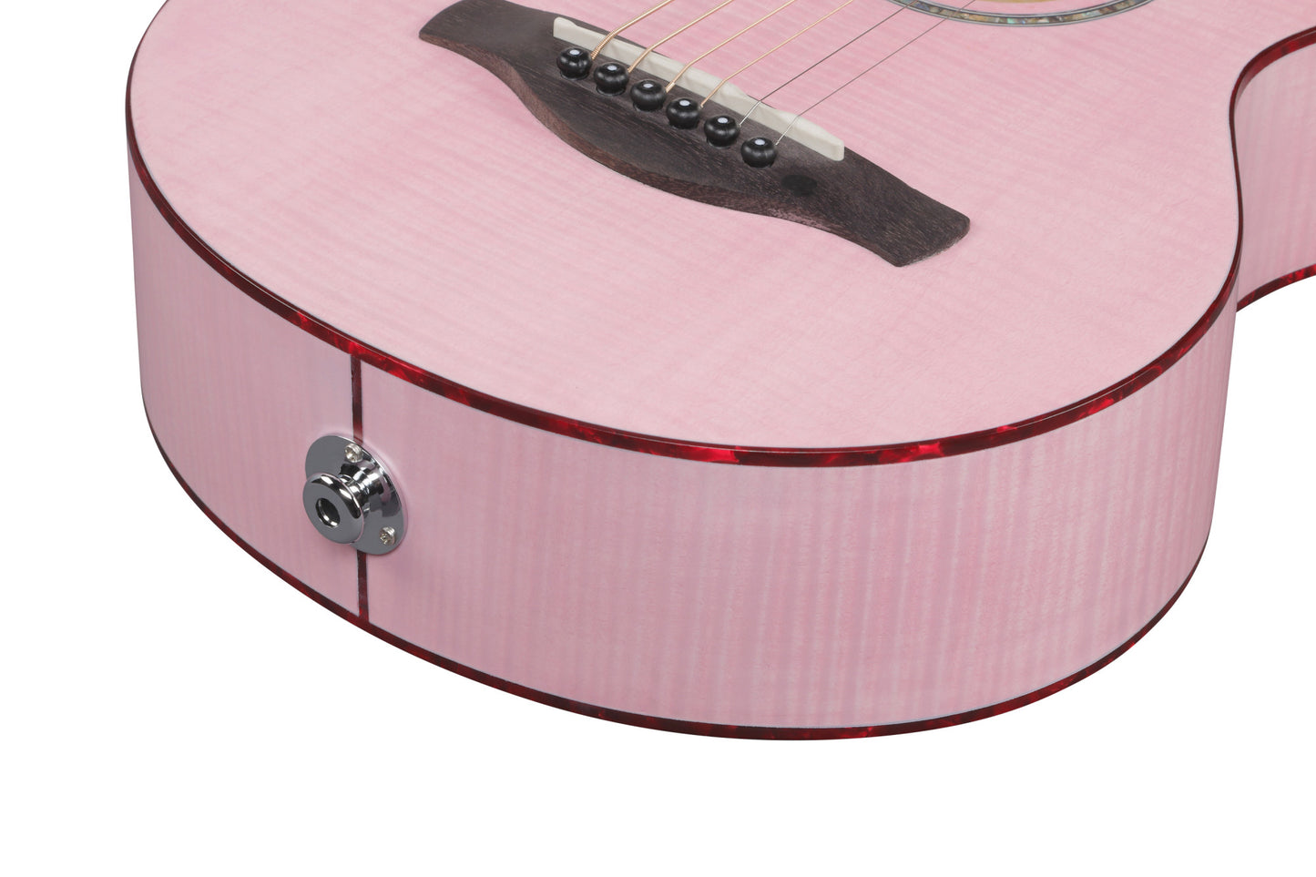 IBANEZ EWP Piccolo Gitarre 6-String - Strawberry Milk Open Pore