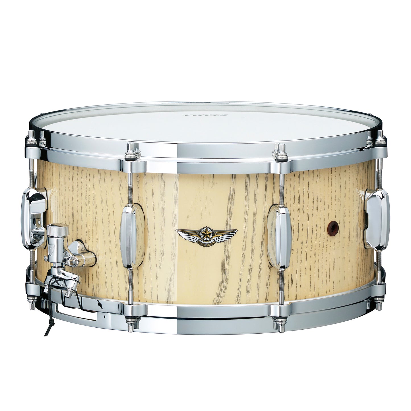 TAMA STAR Walnut Snaredrum 14" x 6,5" - Antique White Japanese Chestnut/Chrom HW