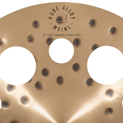 MEINL Cymbals Pure Alloy Extra Hammered Trash Crash - 18"