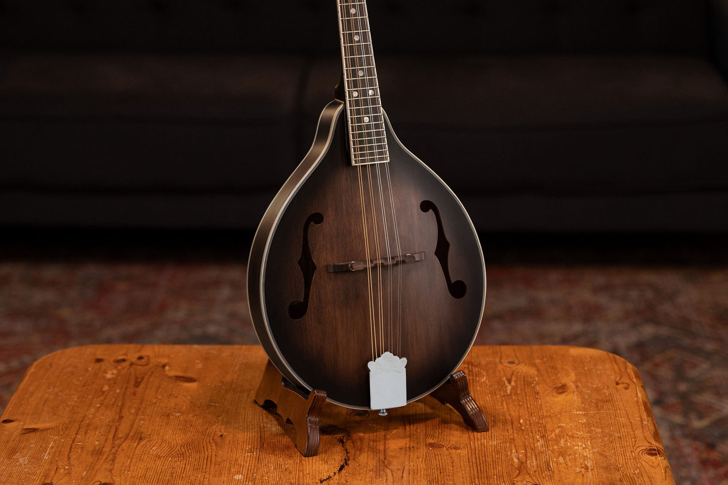 ORTEGA Americana Series A-Style Mandolin 8 String - Spruce / Maple Satin Whiskey Burst