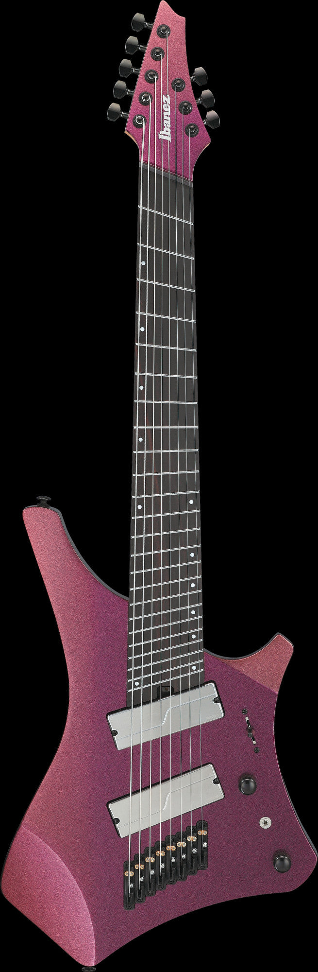IBANEZ Alpha Electric Guitar 8-String Multi Scale - Coral Mirage + Gig Bag