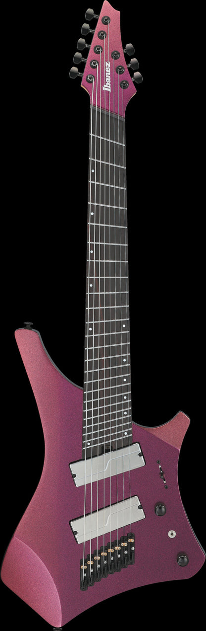 IBANEZ Alpha Electric Guitar 8-String Multi Scale - Coral Mirage + Gig Bag