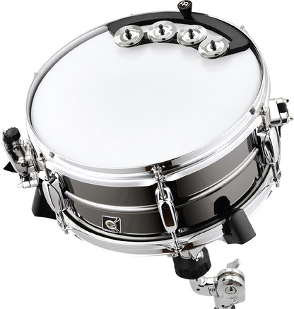 MEINL Percussion Backbeat Tambourine 10" - 12" - schwarz