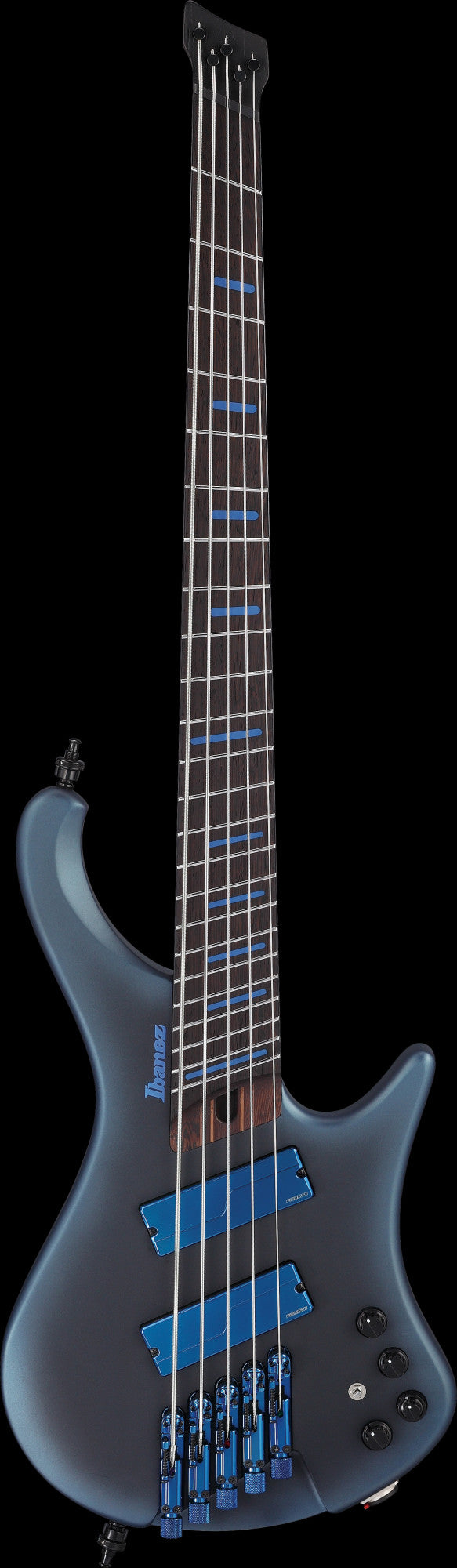 IBANEZ Bass Workshop EHB Electric Bass 5-String Multi Scale - Midnight Arctic Ocean Matte + Gig Bag