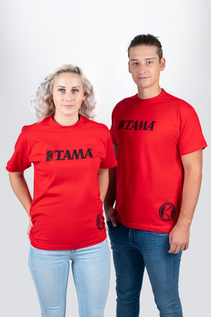 Tama t-shirt in red with logo on chest