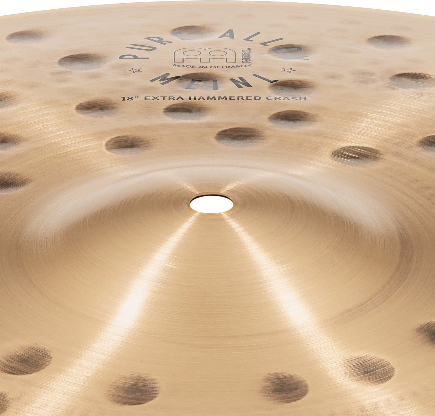 MEINL Cymbals Pure Alloy Extra Hammered Crash - 18"