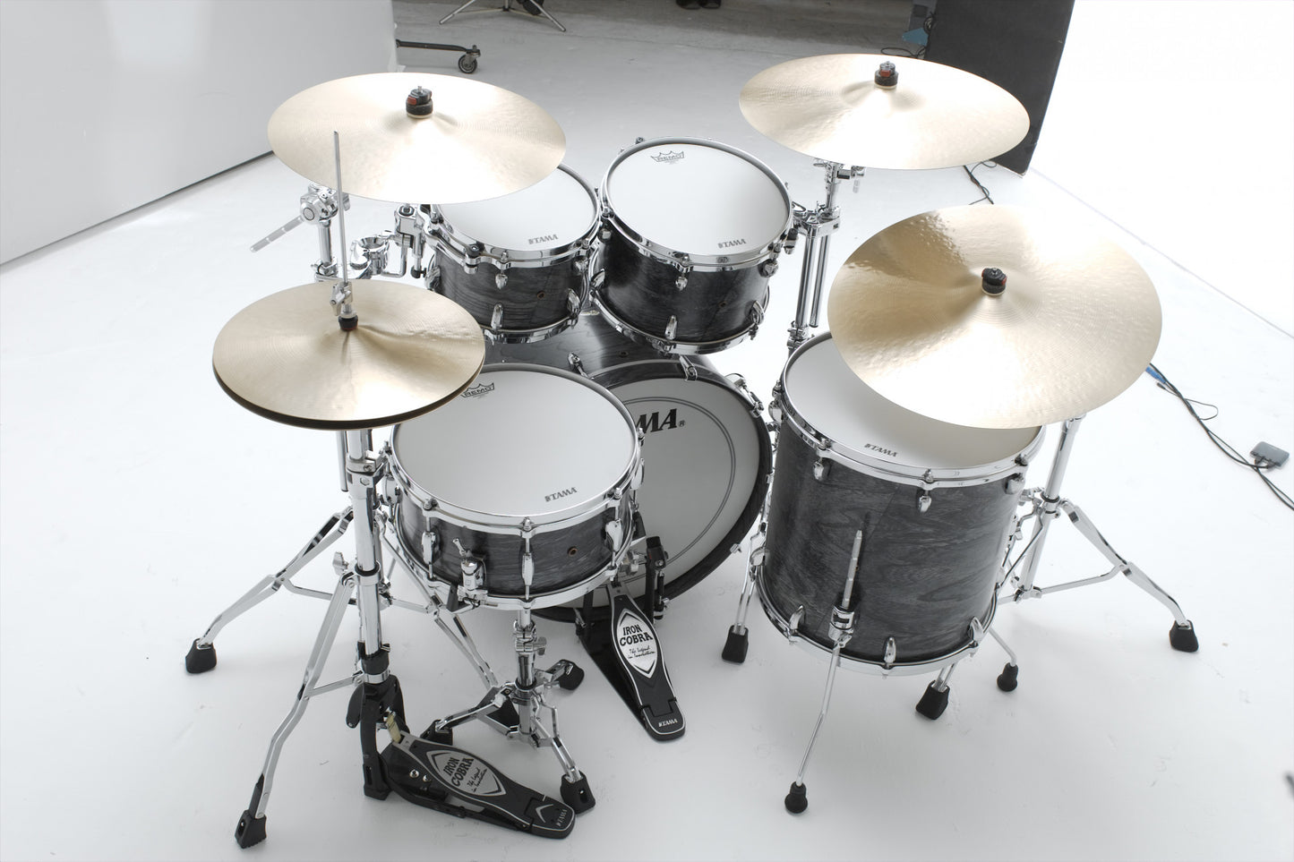 TAMA STAR Walnut Shell Kit 4 teilig - Satin Charcoal Japanese Sen/Chrom HW