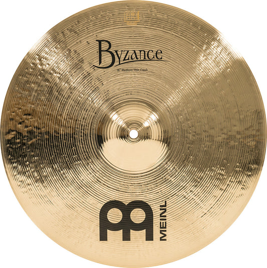 MEINL Cymbals Byzance Brilliant Medium Thin Crash - 16"