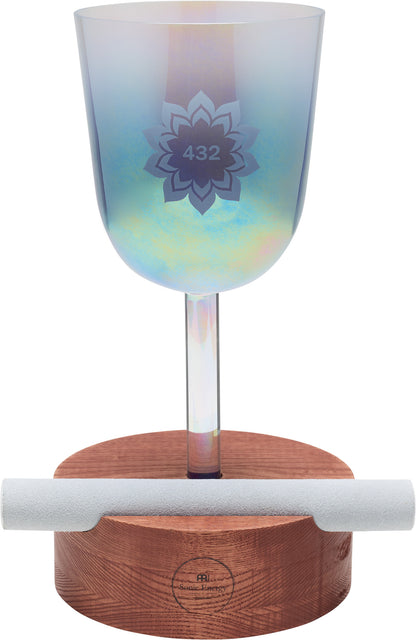 MEINL Sonic Energy Wooden Holder für Essence Crystal Singing Bowls & Crystal Tuning Forks, Groß