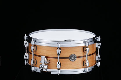 TAMA Starphonic Spruce Snaredrum 14" x 6" - Satin Natural Spruce/Chrom HW