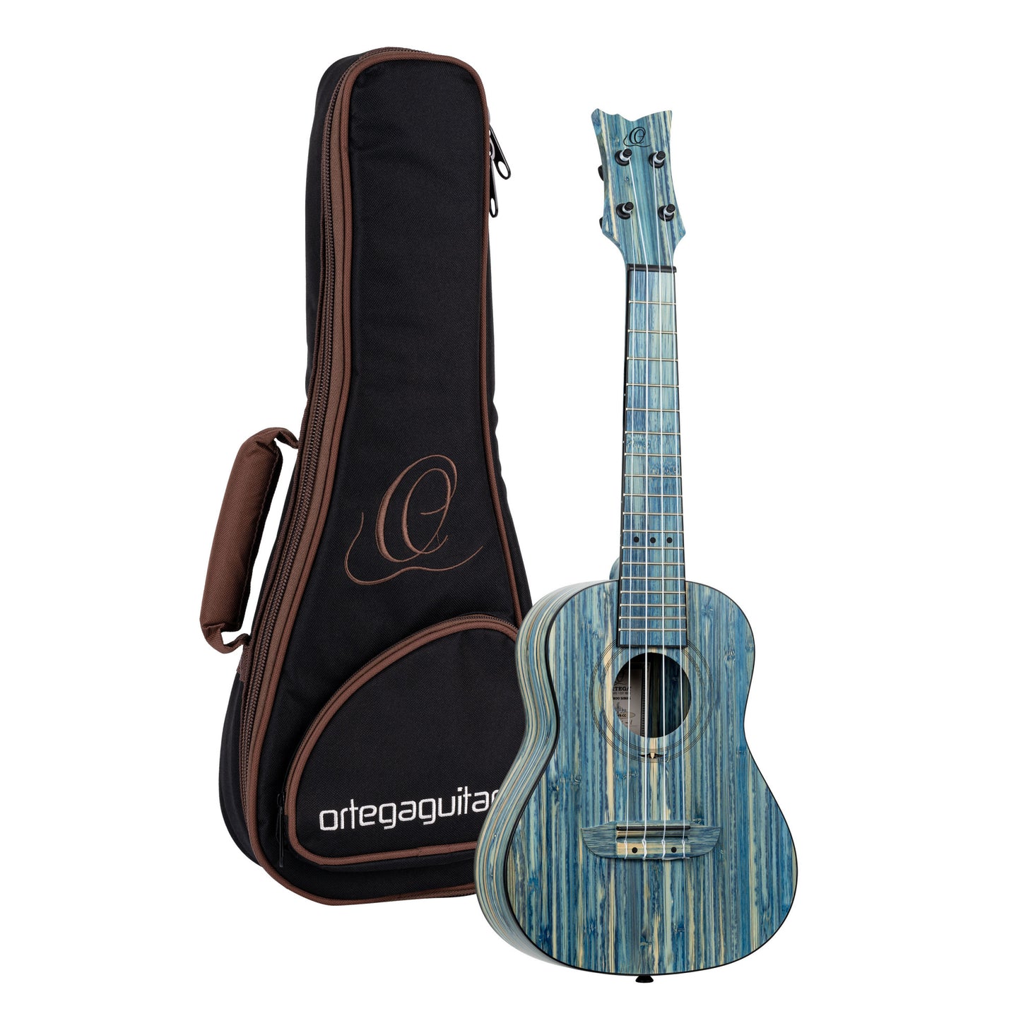 ORTEGA Bamboo Serie Konzert Ukulele 4 String - Solid Bamboo Stonewashed + Bag