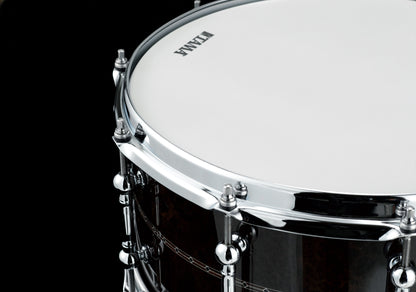TAMA STAR Reserve Bubinga/Walnut Snaredrum 14" x 6,5" - Gloss Claro Walnut