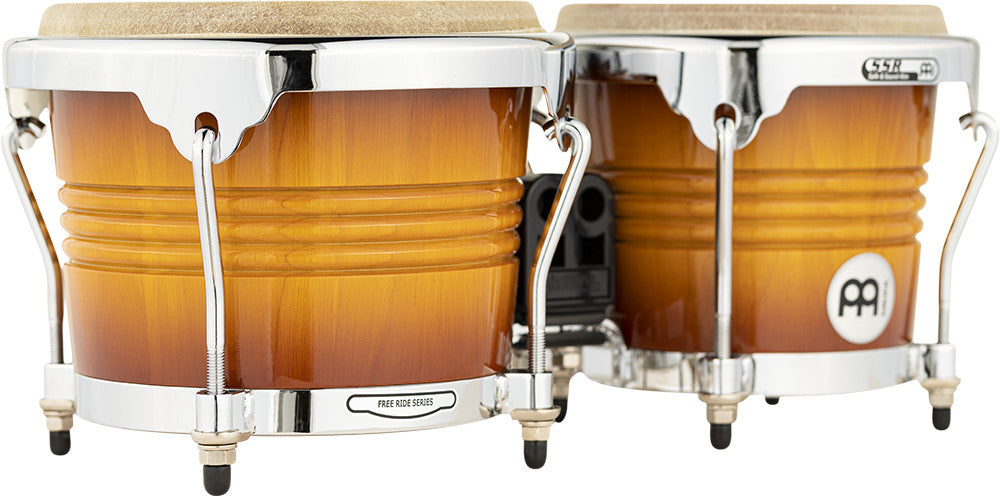 MEINL Percussion Marathon Exclusive Serie Bongo - 6 3/4" Macho & 8" Hembra - Gold Amber Sunburst