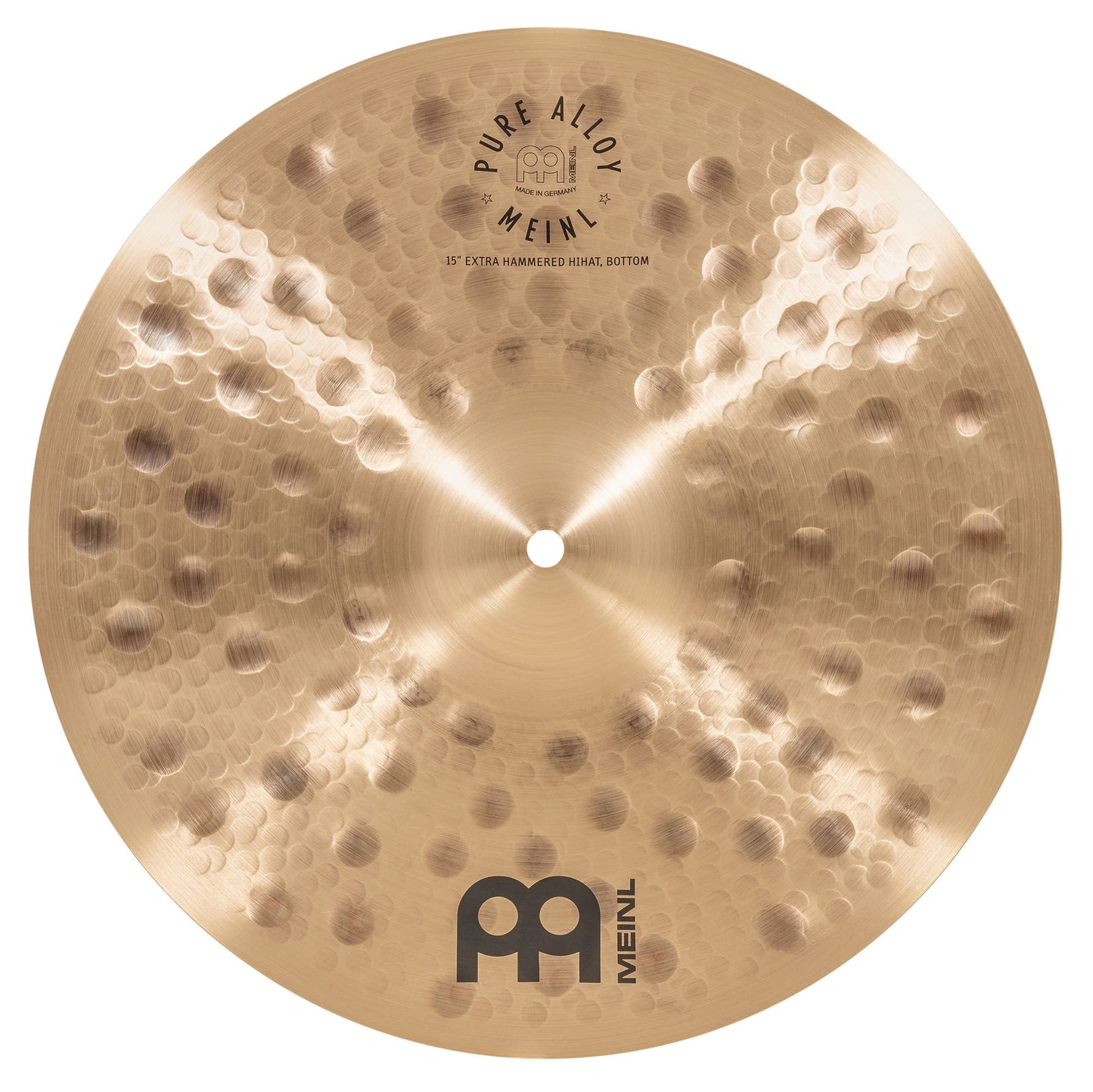 MEINL Cymbals Pure Alloy Extra Hammered Hihat - 15"