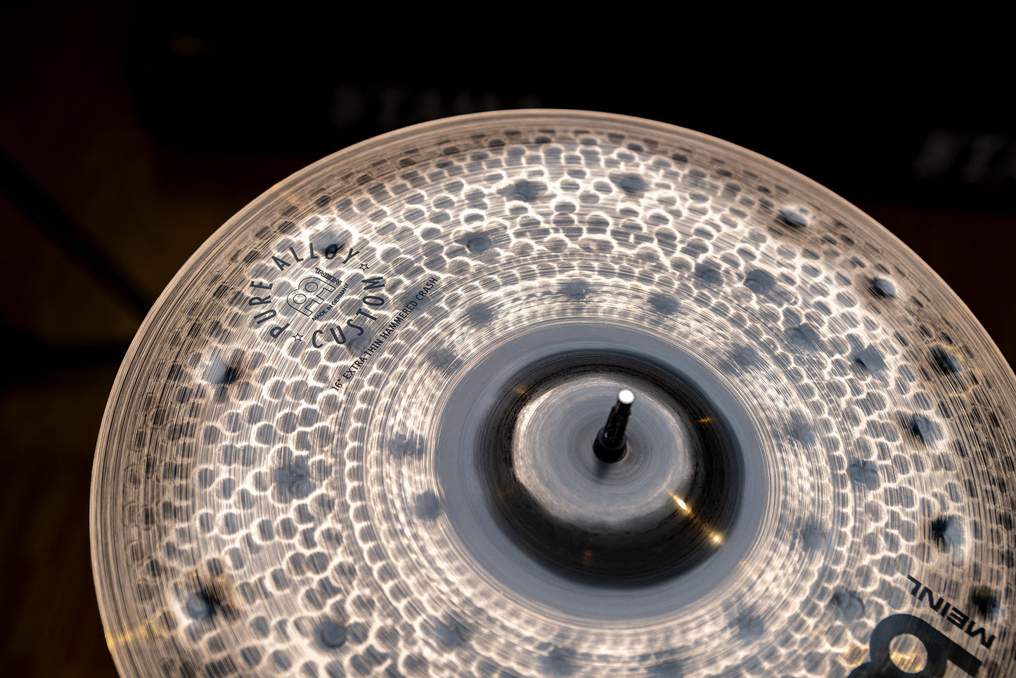 MEINL Cymbals Pure Alloy Custom Extra Thin Hammered Crash - 16"