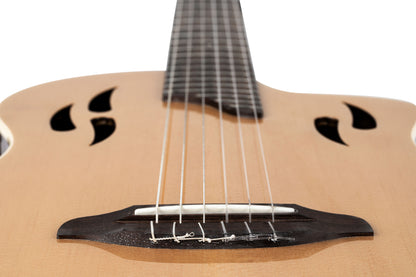 ORTEGA TourPlayer DeLuxe Nylon String Gitarre 6-String - Fichte Natur + Gigbag