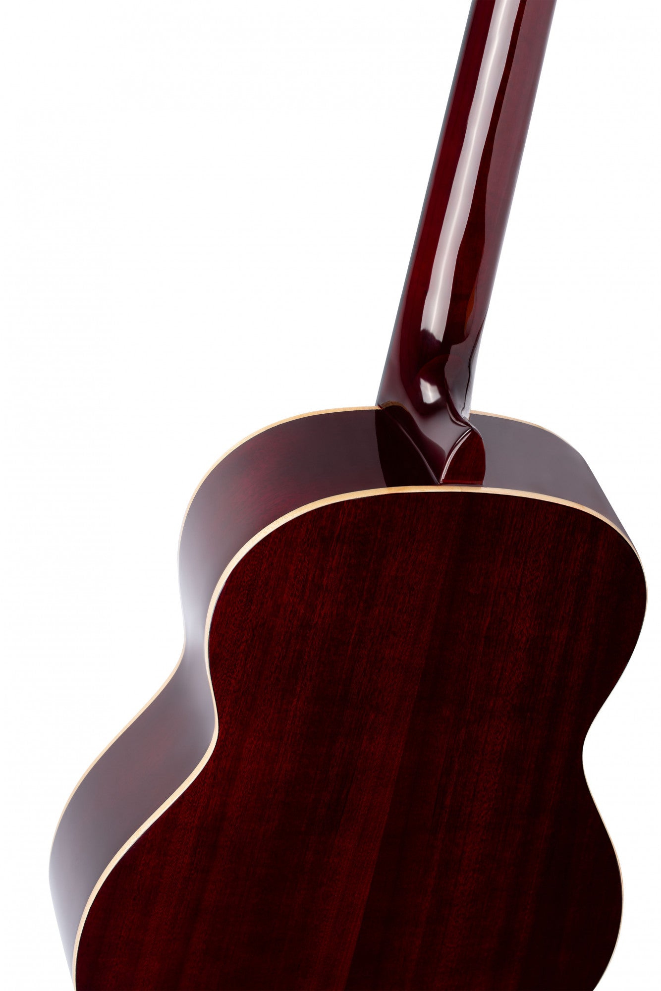 ORTEGA Family Series Pro 4/4 Slim Neck Konzertgitarre 6 String - Weinrot + Bag