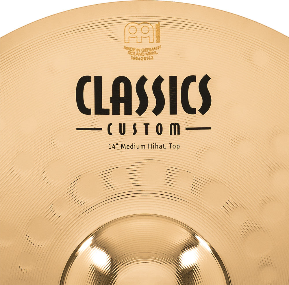 MEINL Cymbals Classics Custom Brilliant Medium HiHat - 14"