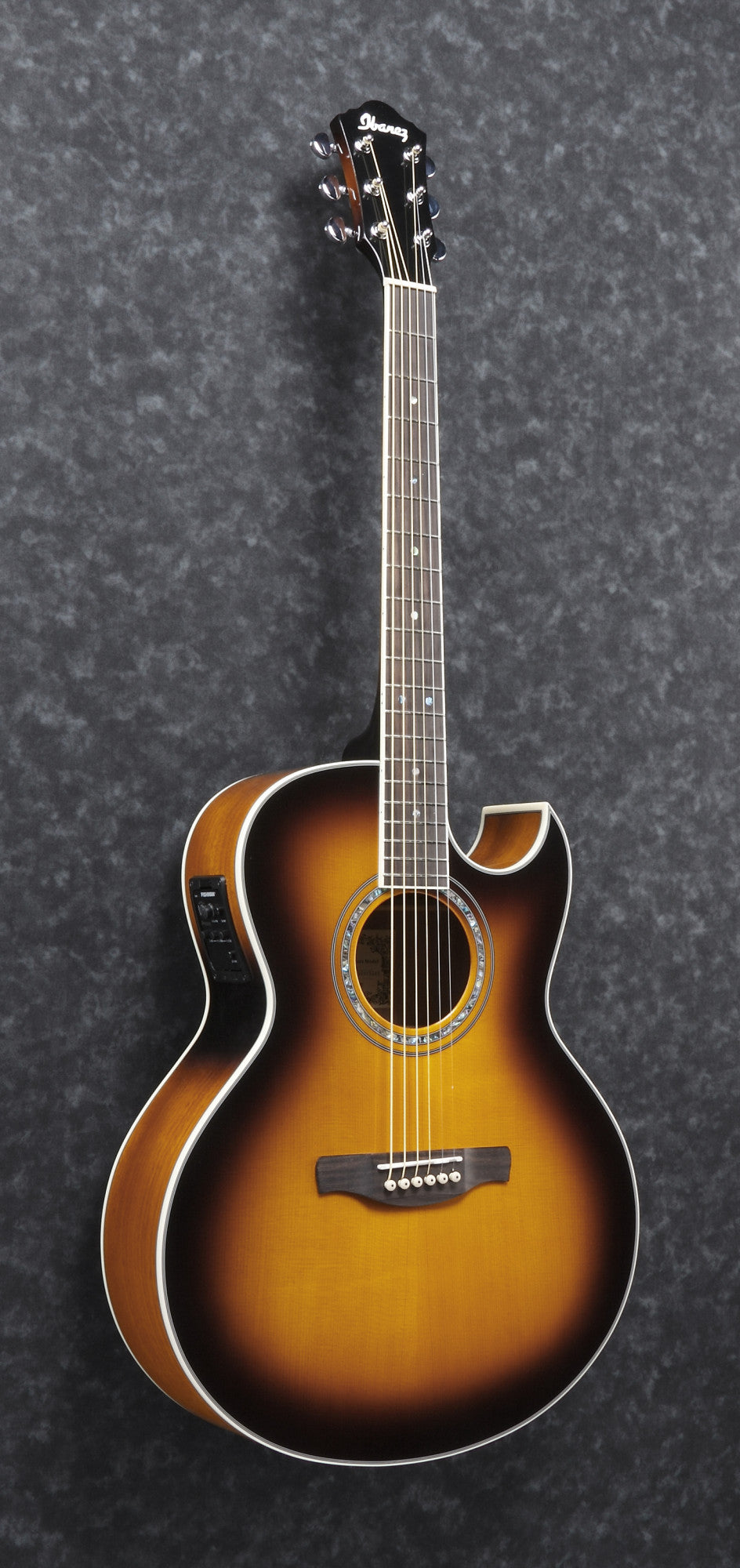 IBANEZ Joe Satriani Signature Acoustic Guitar 6-String - Vintage Burst High Gloss