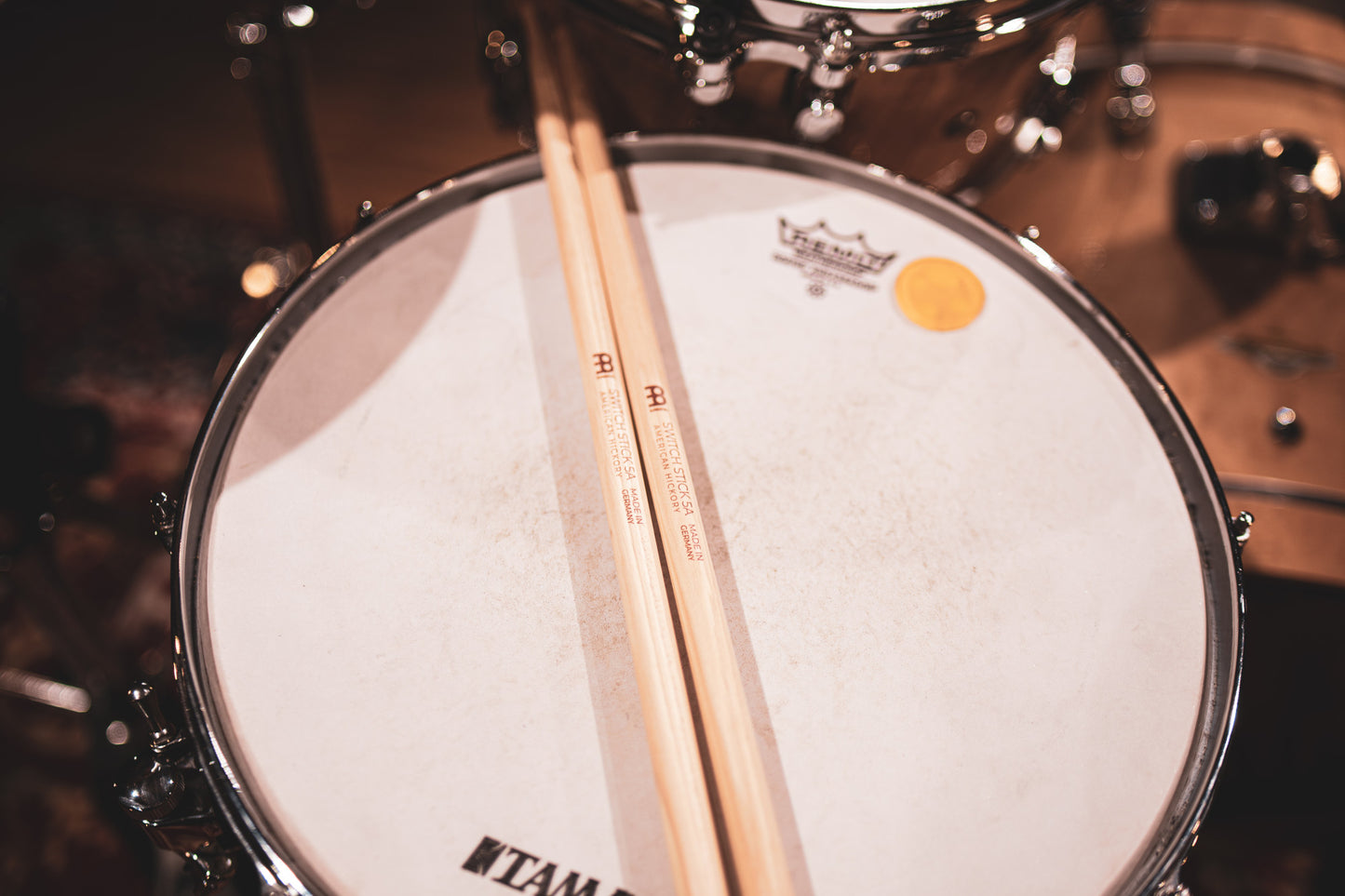 MEINL Stick & Brush Switch Stick 5A Hybrid Wood Tip Drumstick - Mallet Combo