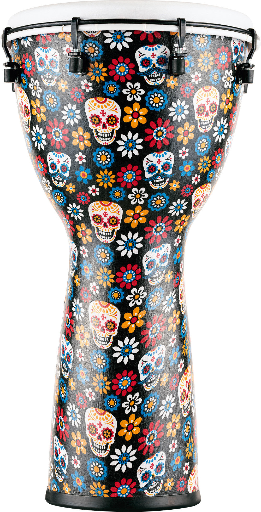 MEINL Percussion Alpine Series Djembe, Synthetic Head, Day Of The Dead - 12"