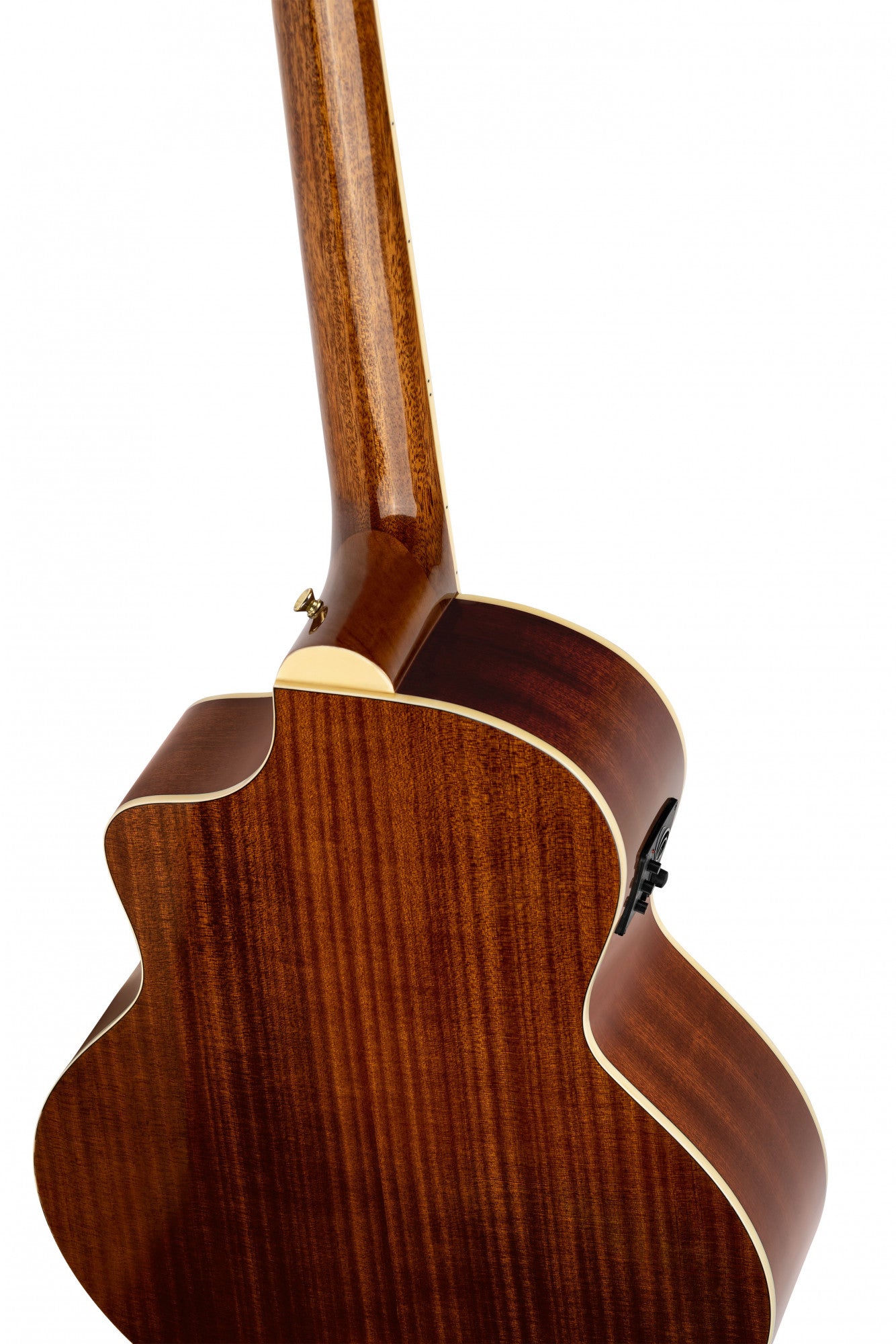 ORTEGA Deep Series 8 Medium Scale Acoustic Bass 4 String - Spruce / Mahogany Black