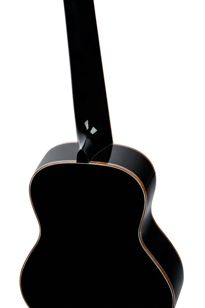 ORTEGA Onyx Serie Konzert Ukulele 4 String - Spruce / Mahogany Black + Bag