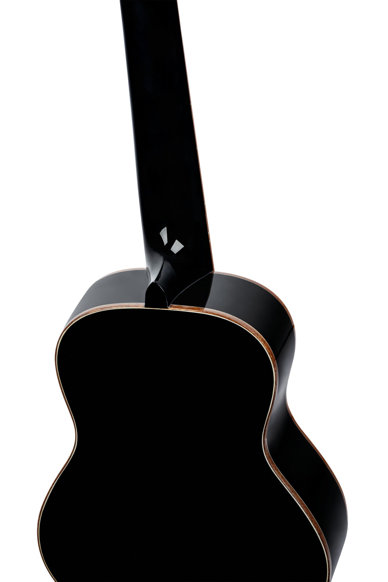 ORTEGA Onyx Serie Konzert Ukulele 4 String - Spruce / Mahogany Black + Bag
