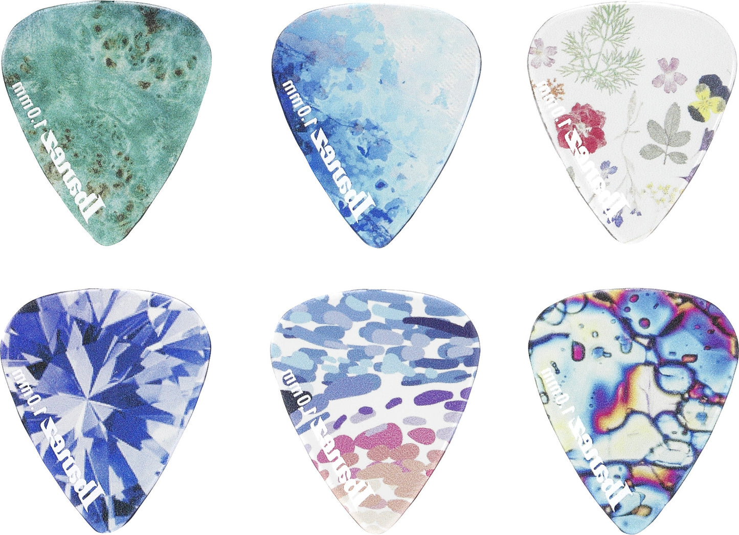 IBANEZ KALEIDO Series Picks - Copolyester Heavy/ 6er Pack