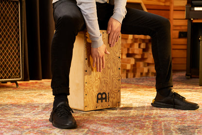 MEINL Percussion Woodcraft Professional Series String Cajon - Makah Burl