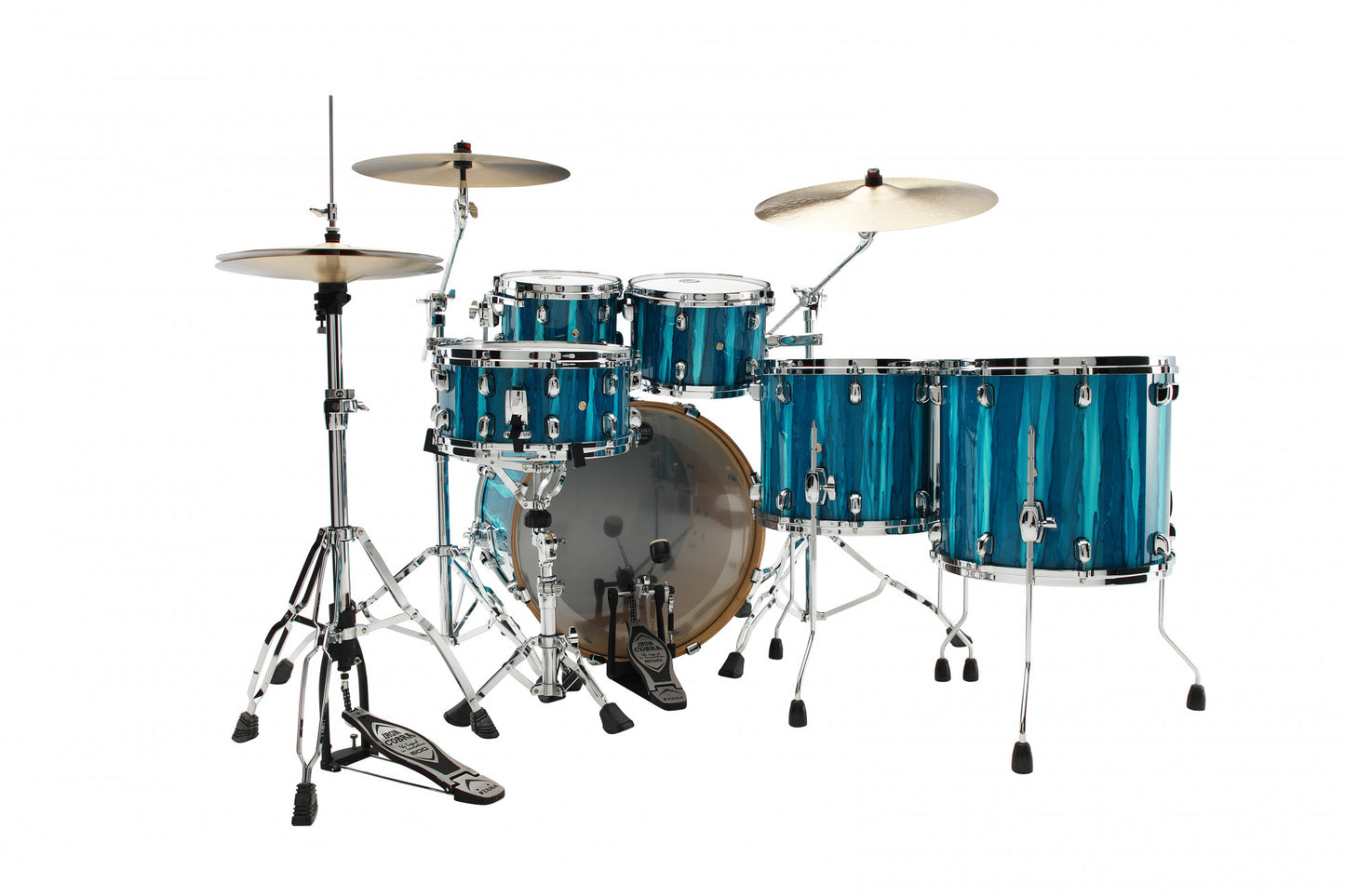 TAMA Starclassic Performer Shell Kit 5 teilig - Sky Blue Aurora/Chrom HW