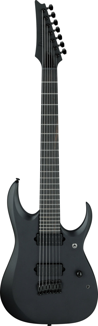 IBANEZ Iron Label RGD Electric Guitar 7-String - Black Flat