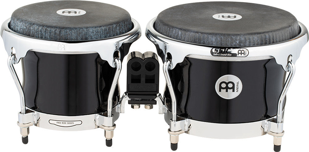 MEINL Percussion Fibercraft Fiberglass Bongo 7" Macho & 8 1/2" Hembra -Black