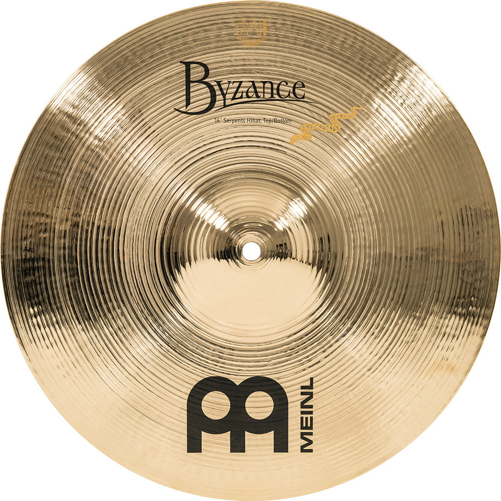 MEINL Cymbals Byzance Brilliant Serpents Hihat - 14"