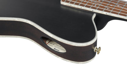 IBANEZ Tim Henson Signature Nylon String Guitar 6-String Lefty - Transparent Black Flat