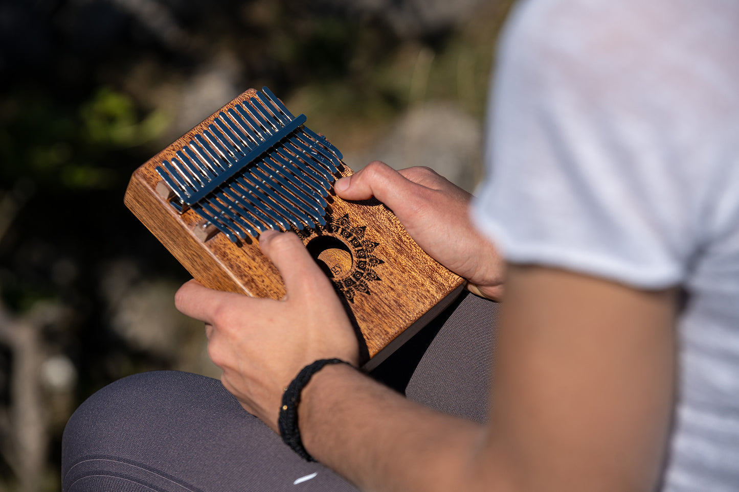 Meinl Sonic Energy Sound Hole Kalimba, 17 Töne, Mahagoni matt
