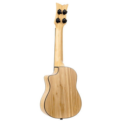 ORTEGA Bamboo Series Soprano Ukulele 4 String - Solid Bamboo Natural + Bag