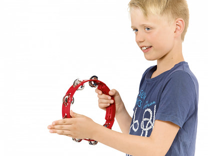 NINO Percussion Compact Molded ABS Tambourine - 8"