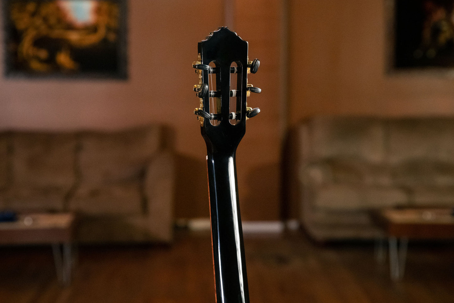 ORTEGA Family Series 3/4 Classical Guitar 6 String - Spruce / Mahogany Black + Gig Bag