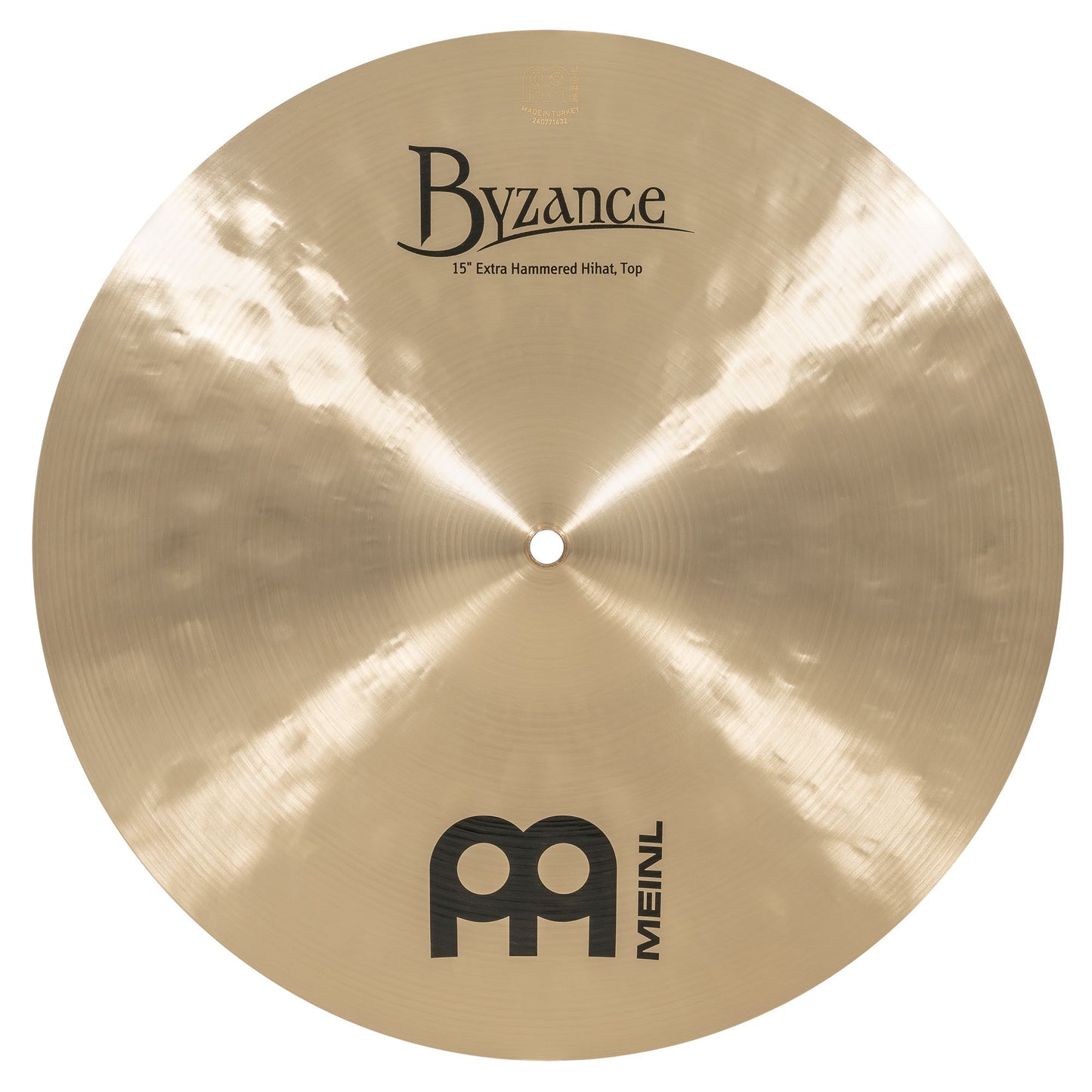 MEINL Cymbals Byzance Traditional Extra Hammered Hihat - 15"