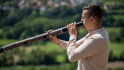 Meinl Sonic Energy Bambus Didgeridoo - Gepunktet/Schwarz
