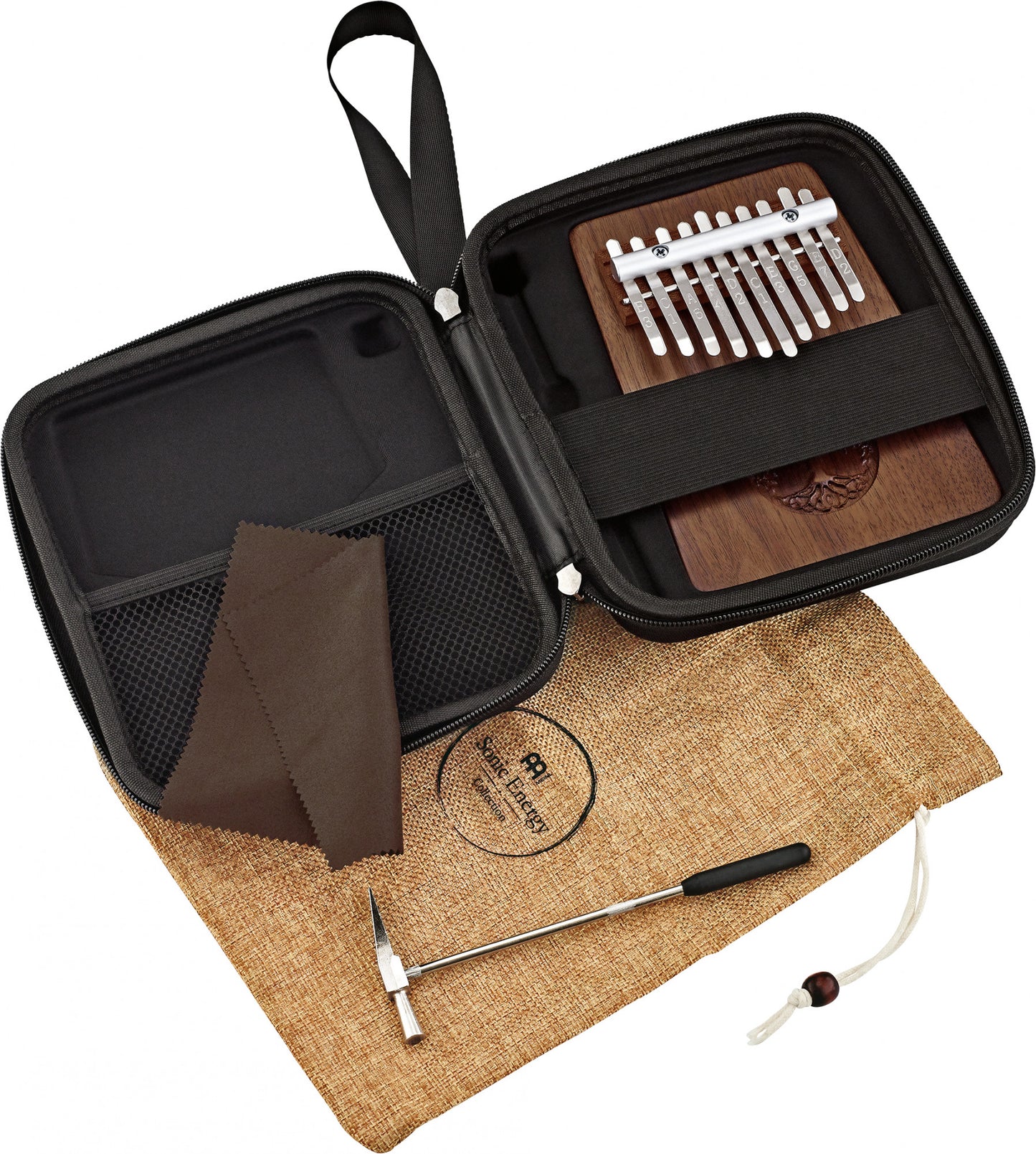 Meinl Sonic Energy Solid "Tree of Life" Kalimba - 10 Töne / schwarzes Walnussholz