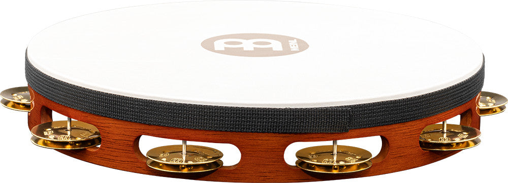 MEINL Percussion Traditional Wood Series Headed Tambourine - 10"