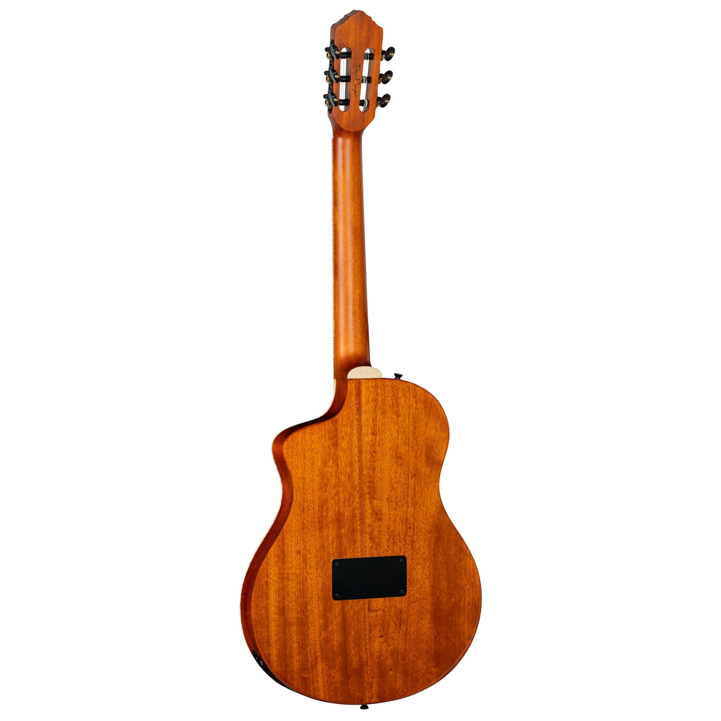 ORTEGA TourPlayer DeLuxe Nylon String Guitar 6-String - Flamed Maple Blue + Gig Bag