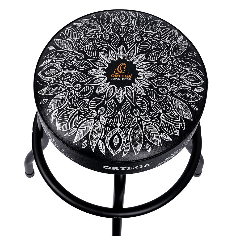 ORTEGA Bar-Stool 24" - White Kaleidoscope