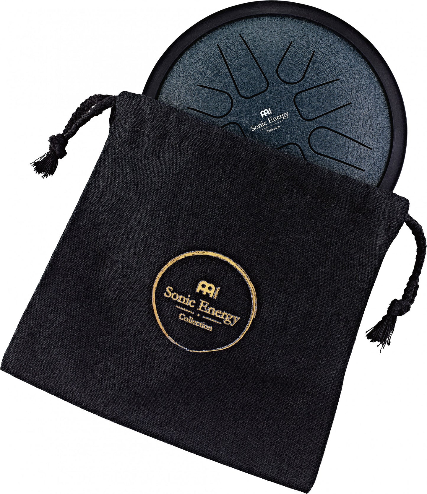 MEINL Sonic Energy Small Steel Tongue Drum 7" - G Moll/8 Töne/440 Hz - Marineblau