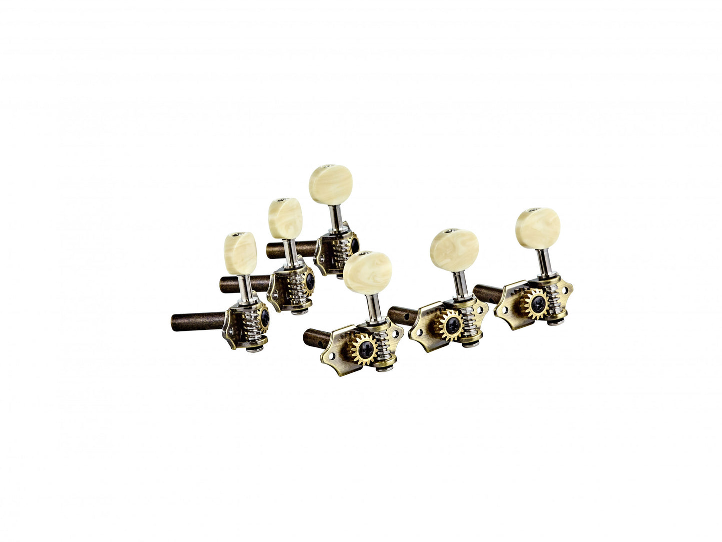 ORTEGA Vintage Open Gear Guitar Tuning Machines - Brass