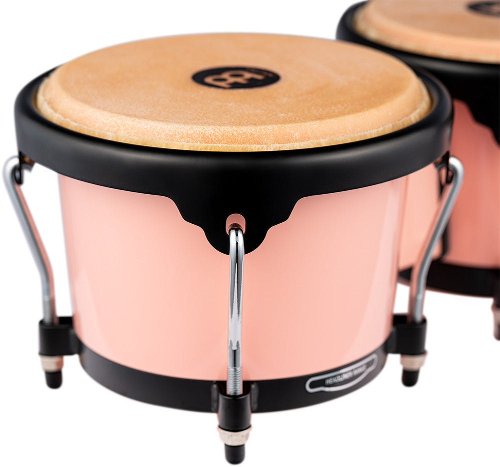 MEINL Percussion Journey Series Bongo 6 1/2" Macho & 7 1/2" Hembra - Flamingo Pink