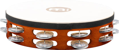 MEINL Percussion Traditional Wood Series Headed Tambourine - 10"
